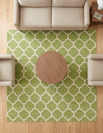 10' x 10' Lattice Square Rug