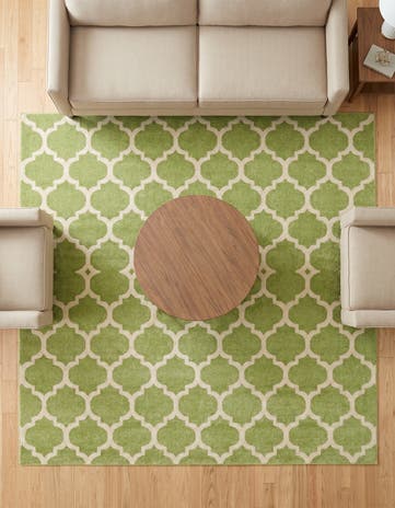 10' x 10' Lattice Square Rug