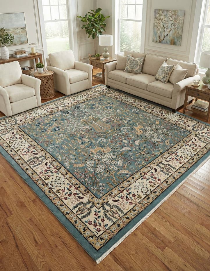 10' x 10' Nain Design Square Rug