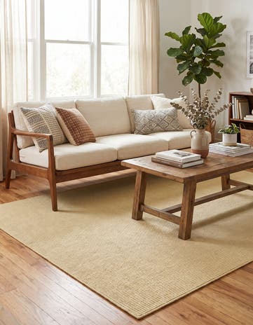 6' x 9' Monochromatic Bouclee Rug