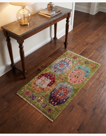 1' 10 x 3' 4 Hand Knotted Ariana Ziegler Rug