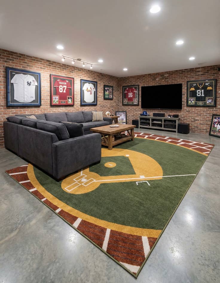 Detail image of 7' x 10' Sports Washable Rug