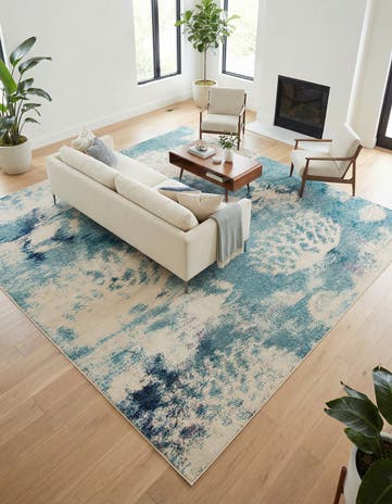 10' x 10' Washable Amalfi Square Rug