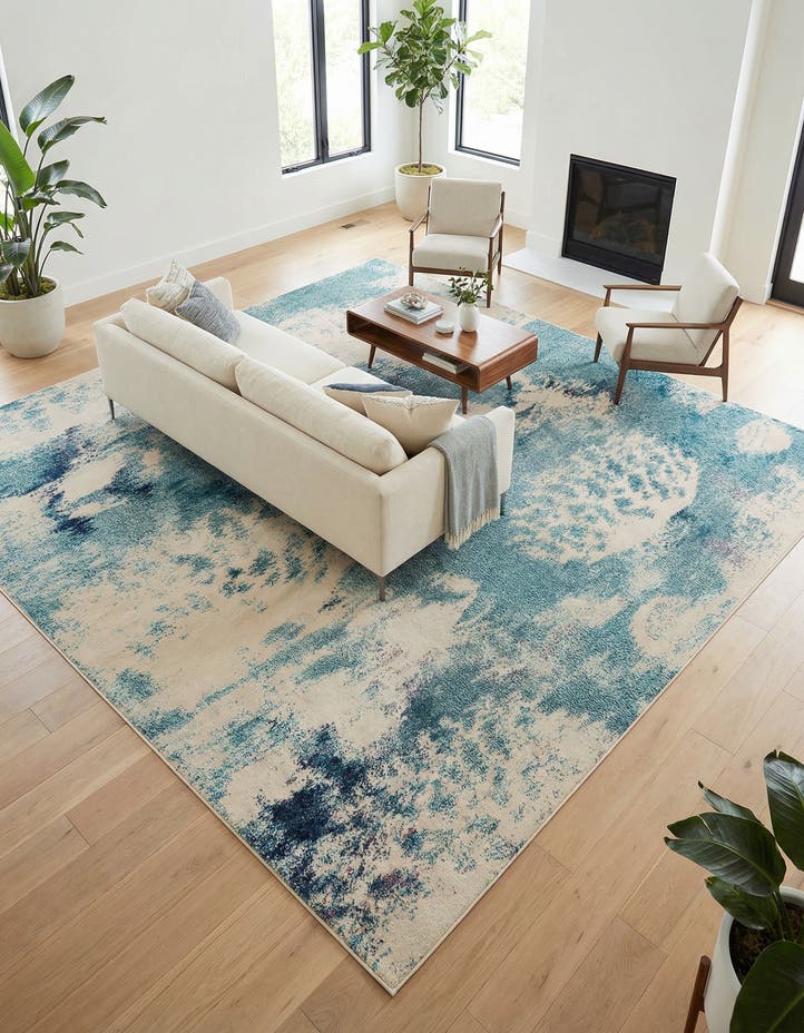 10' x 10' Washable Amalfi Square Rug