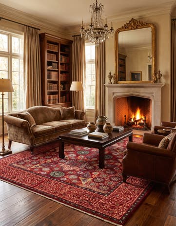 8' 2 x 10' 1 Hand Knotted Mamluk Ziegler Rug