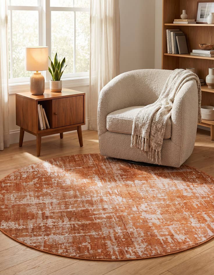 Detail image of 5' 3 x 5' 3 Valencia Round Rug