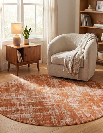 5' 3 x 5' 3 Valencia Round Rug