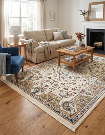 5' x 8' Nain Design Rug