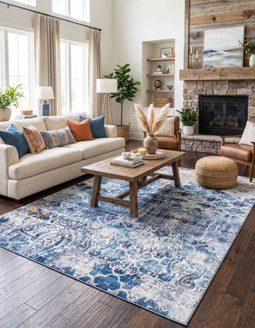 Blue Malibu Rug