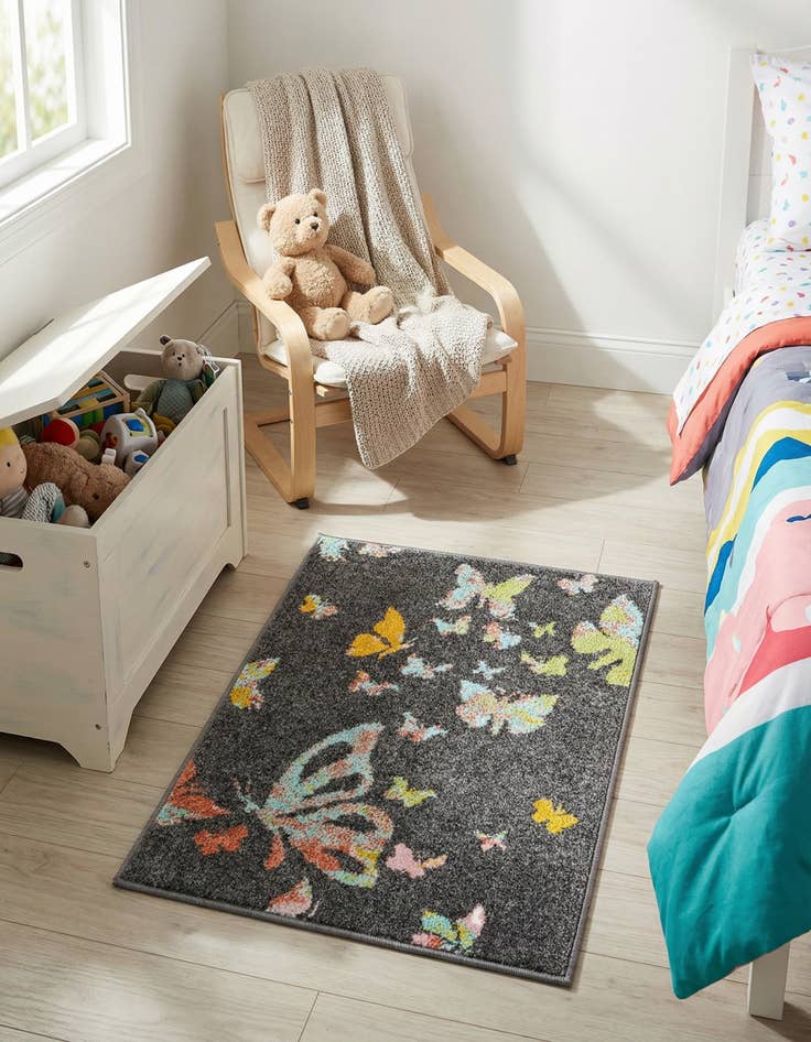 Detail image of 2' 2 x 3' Whimsy Kids Rug