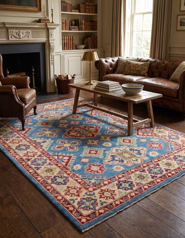 5' 2 x 7' Hand Knotted Kazak Rug