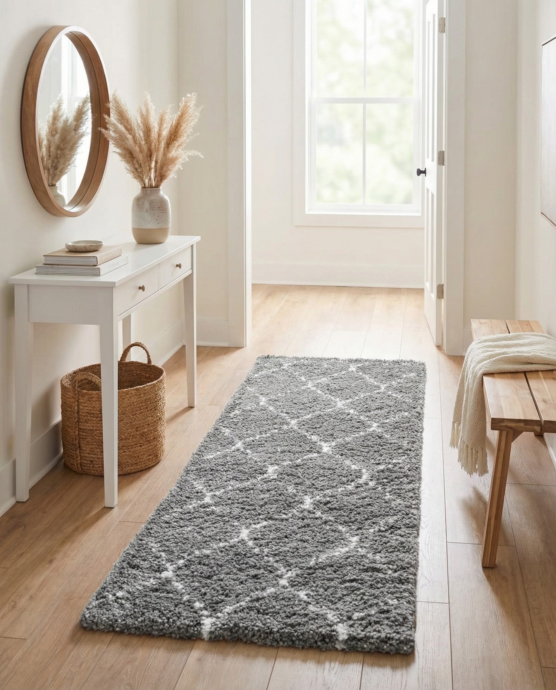 2' 7 x 10' Marrakesh Shag Runner Rug