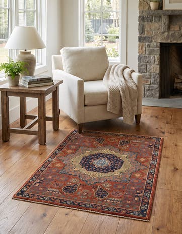 2' 2 x 3' 1 Hand Knotted Modern Ziegler Rug