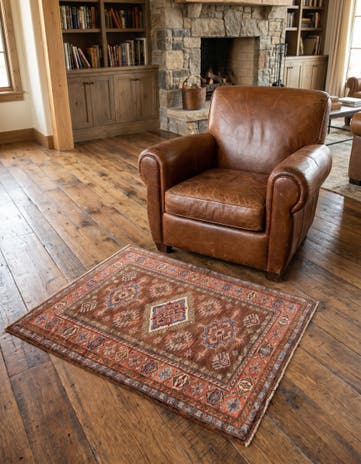 3' 6 x 4' 10 Hand Knotted Kazak Oriental Rug