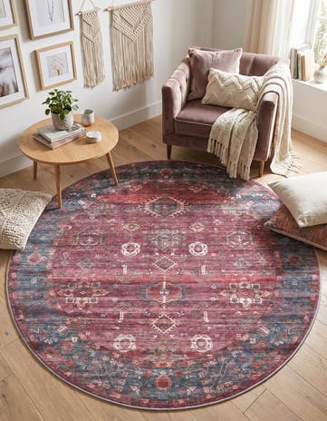 5' 3 x 5' 3 Maahru Round Rug