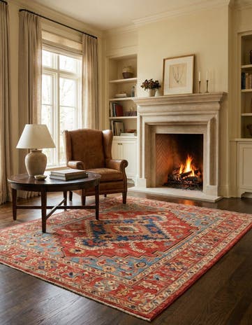 5' x 6' 6 Hand Knotted Ariana Ziegler Rug