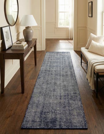 2' x 9' 10 Hand Woven Jill Zarin English Manor Farmhouse Wool Runner Rug