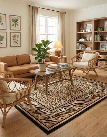 7' 10 x 7' 10 Safari Square Rug