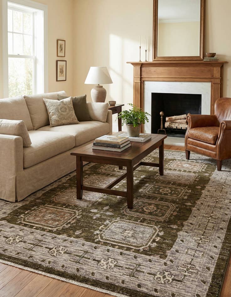 Detail image of 8' x 10' Grand Tradition Rug