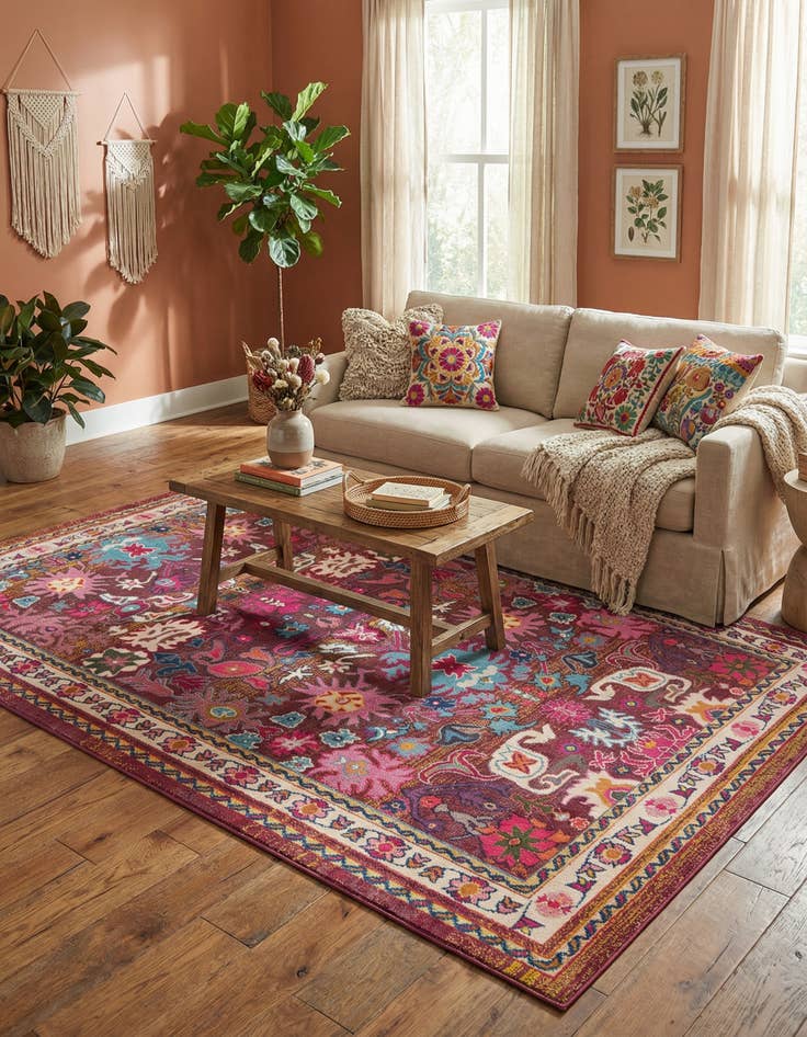 Detail image of 10' 6 x 16' 5  Washable Palazzo Rug