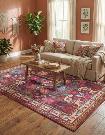 10' 6 x 16' 5 Washable Fleur Rug