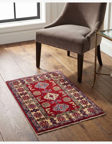 2' x 2' 11 Hand Knotted Kazak Rug