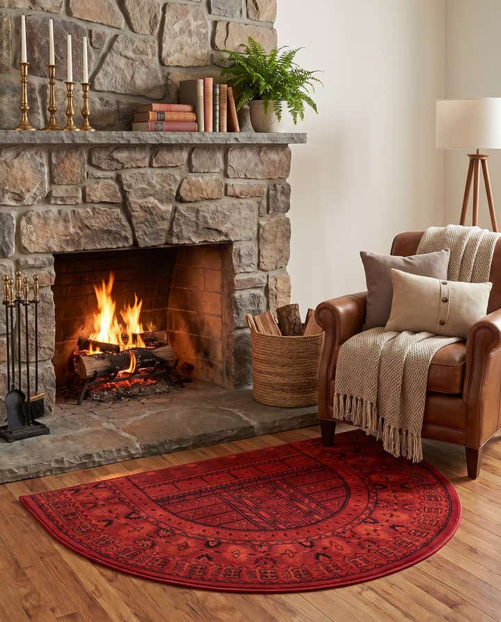 2' 7 x 4' Bokhara Hearth Rug