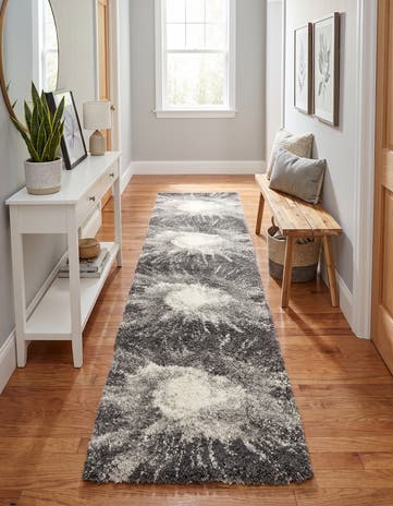2' 7 x 10' Soft Touch Shag Runner Rug