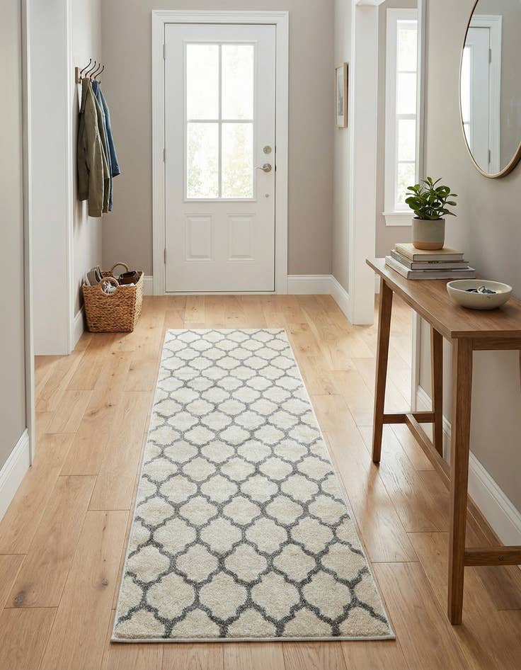 Detail image of 2' x 6' Lattice Runner Rug