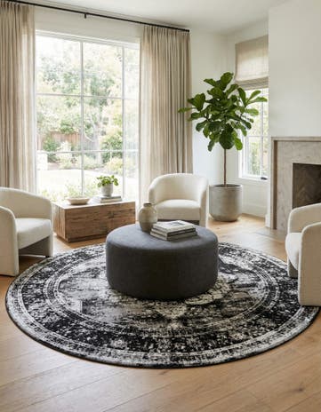 13' x 13' Monte Carlo Round Rug