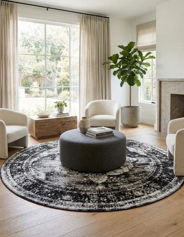 13' x 13' Monte Carlo Round Rug
