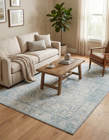 5' x 8' Washable Timeless Rug