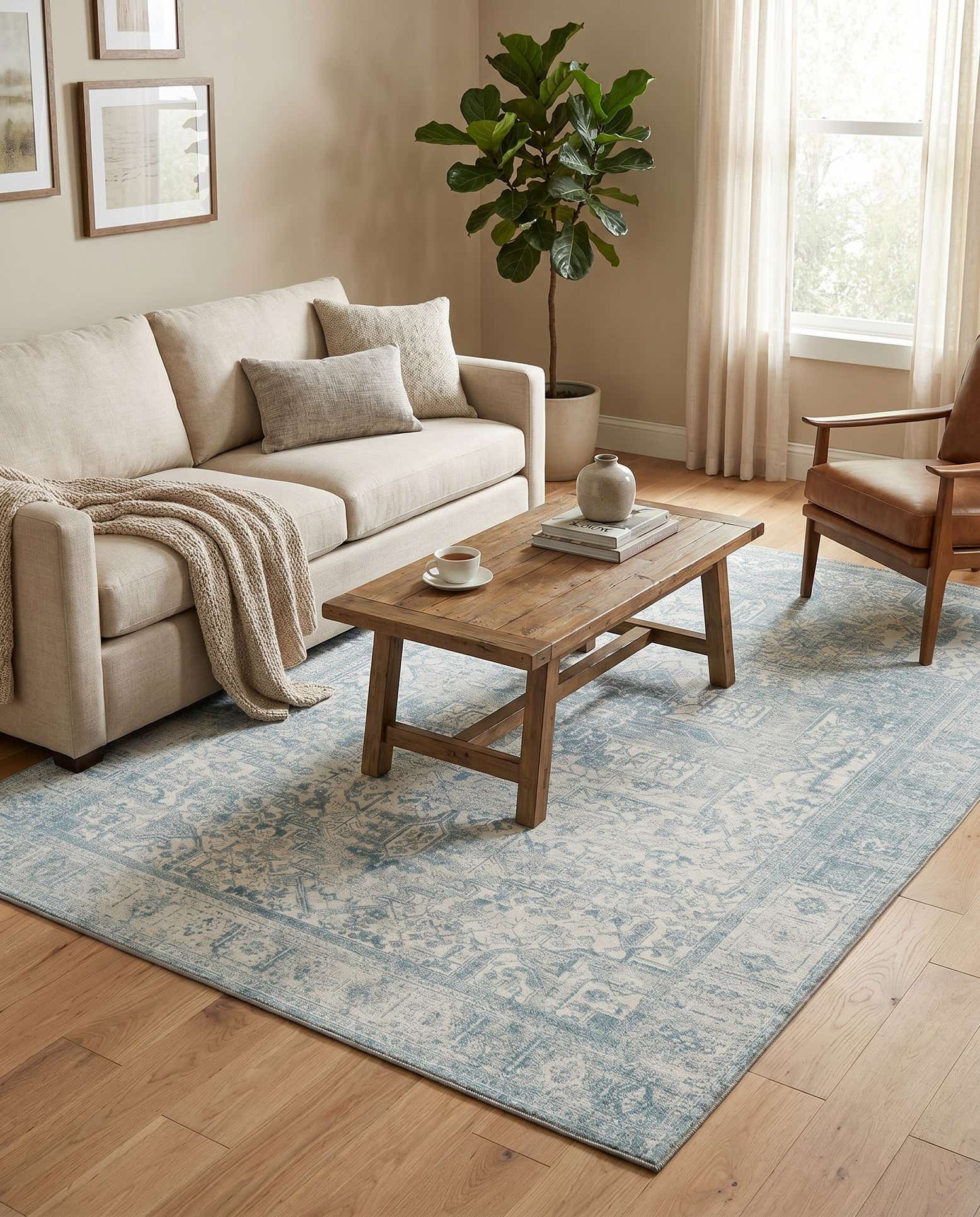 5' x 8' Washable Timeless Rug