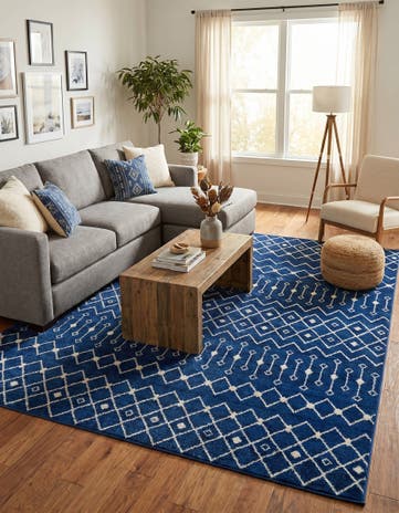 10' x 10' Moroccan Trellis Square Rug