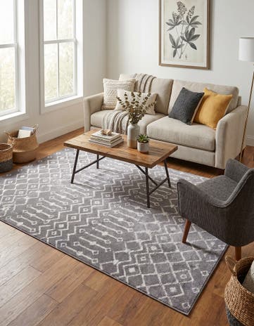 5' 3 x 8' Kasbah Trellis Rug