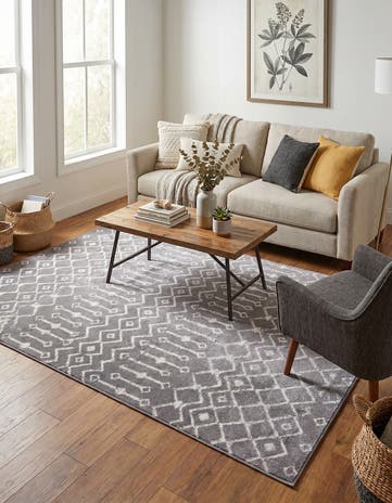 5' 3 x 8' Kasbah Trellis Rug