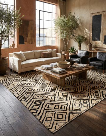 8' 4 x 10' 1 Hand Knotted Darya Wool Rug