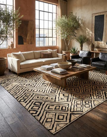 8' 4 x 10' 1 Hand Knotted Darya Wool Rug