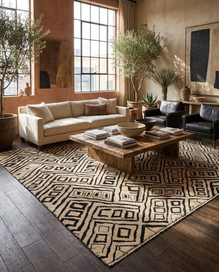 8' 4 x 10' 1 Hand Knotted Darya Wool Rug