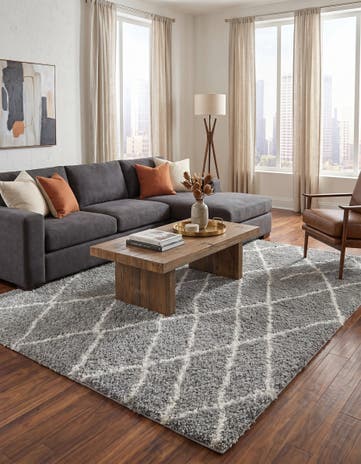 9' 10 x 13' Soft Touch Shag Rug