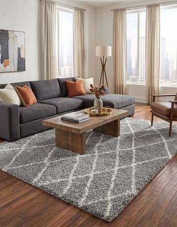 9' 10 x 13' Soft Touch Shag Rug