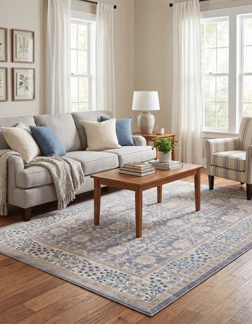 Gray Viola Rug