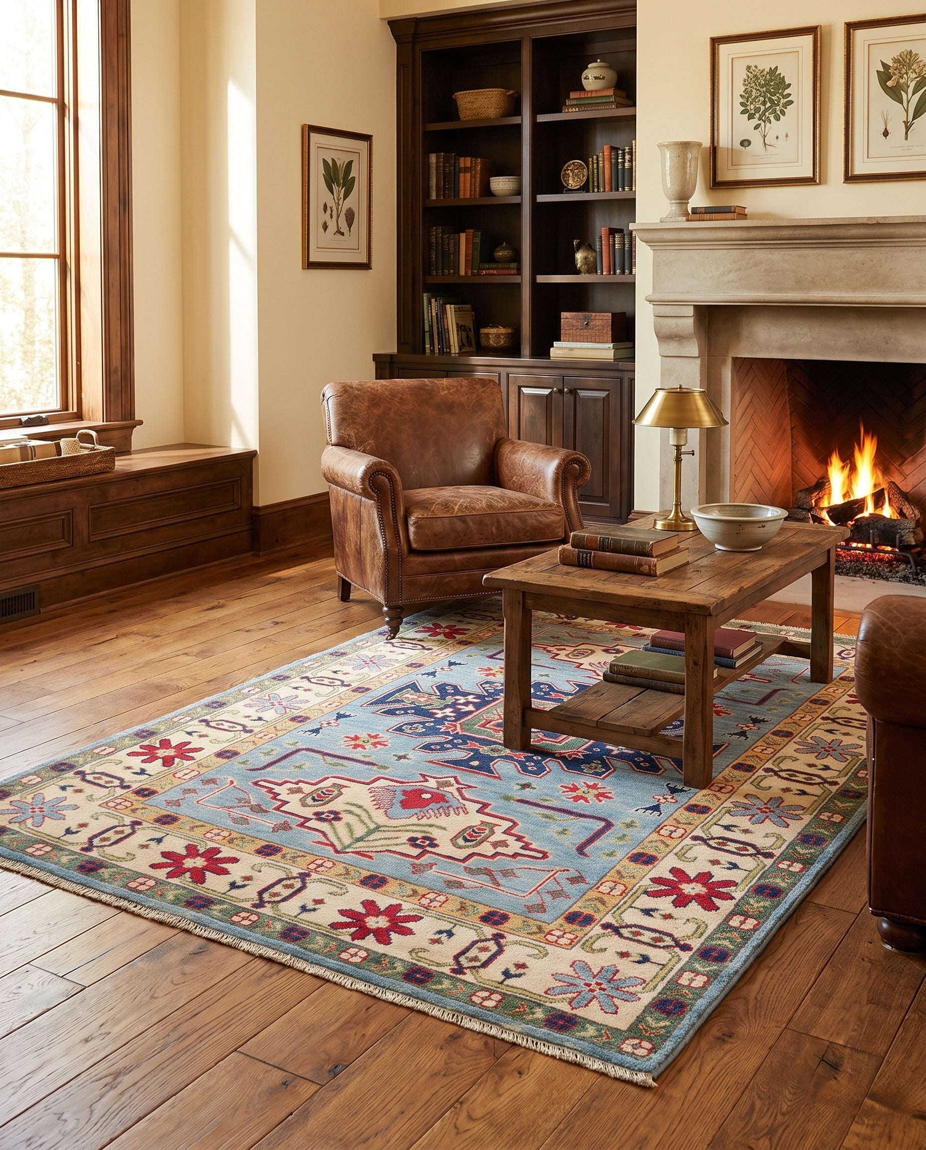 4' 2 x 6' 1 Hand Knotted Kazak Rug