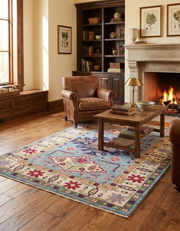 4' 2 x 6' 1 Hand Knotted Kazak Rug