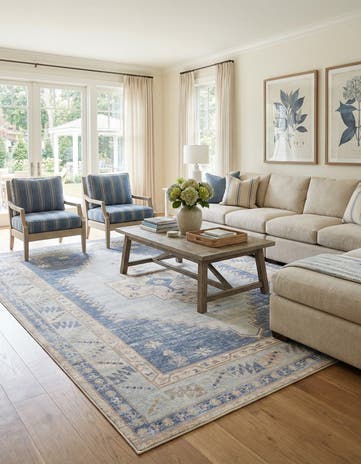 Sky blue Whitney Rug