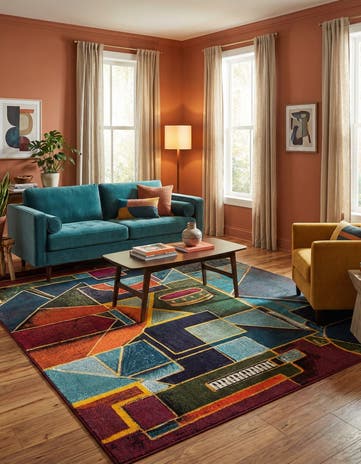 9' x 12' Washable Haerfest Rug
