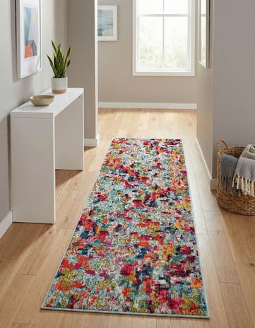 2' 2 x 6' Washable Theia Runner Rug