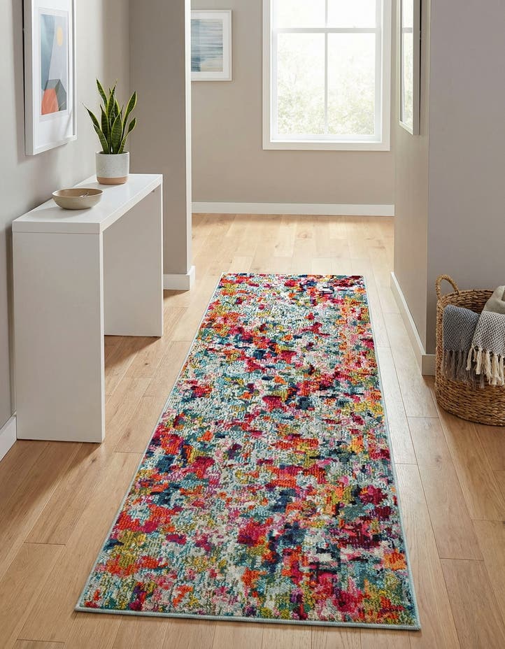 2' 2 x 6' Washable Theia Runner Rug