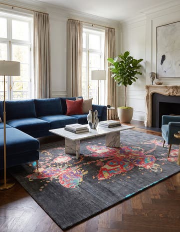 6' 1 x 8' 10 Hand Knotted Ariana Ziegler Rug