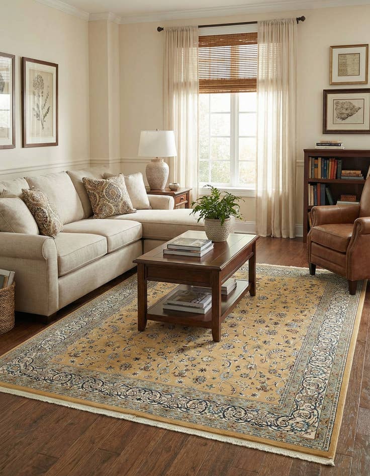 Detail image of 8' x 10' Nain Design Rug